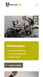 Mobile Screenshot of bikerunlab.be